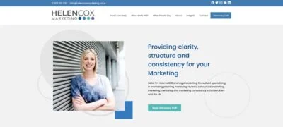 Helen Cox Marketing Website