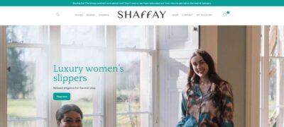 Shaffay Slippers Ecommerce Website Design