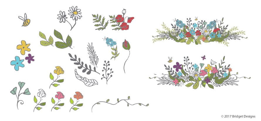 Illustrated Flowers